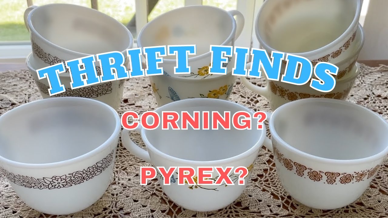 【Thrift Finds】最近の買い物事情｜パイレックスなの？コーニングなの？