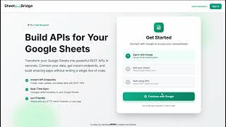 SheetBridge – Connect Google Sheets to Adalo in Minutes | Quick Setup Demo screenshot 1