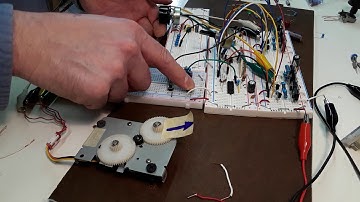 Stepper Motor (without micro controller) Experiment 3- bipolar 4 wire