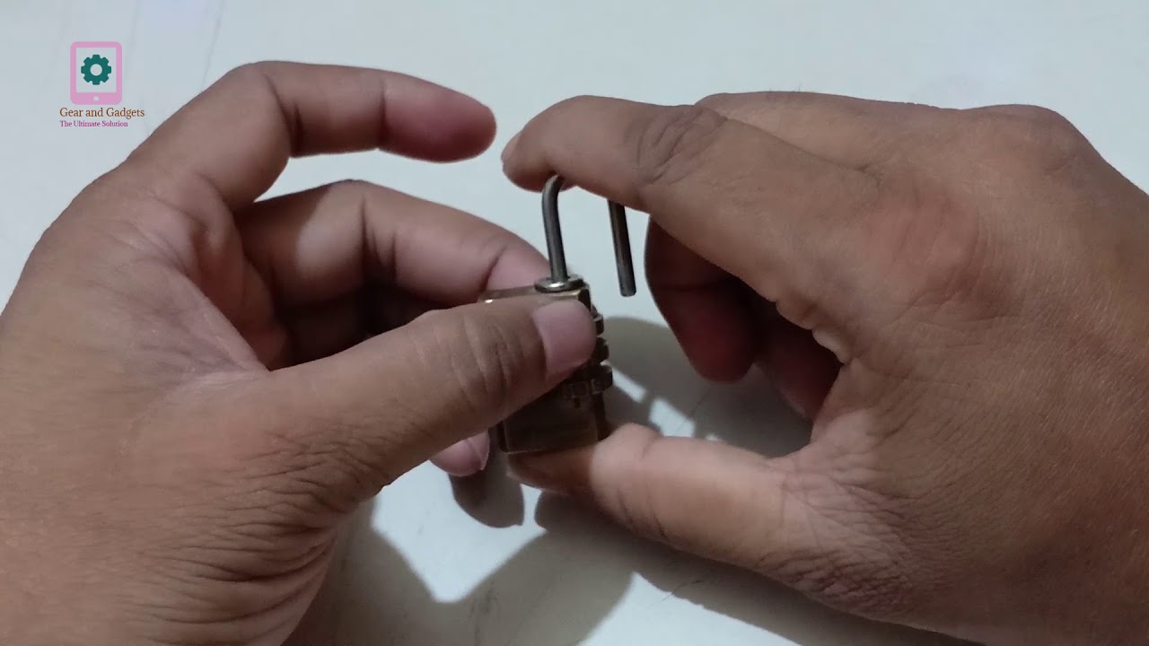 How to Set and Reset or change Combination Padlock. Reset Master code