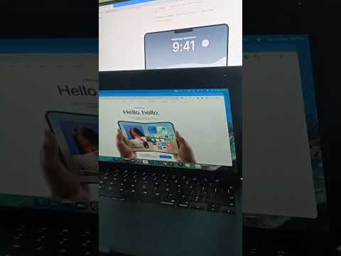 Apple iPhone Duo fold animation but for macbook
