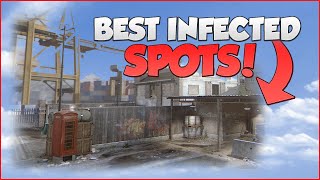 Best Hackney Yard Infected Hiding Spots and Ledges in Modern Warfare!