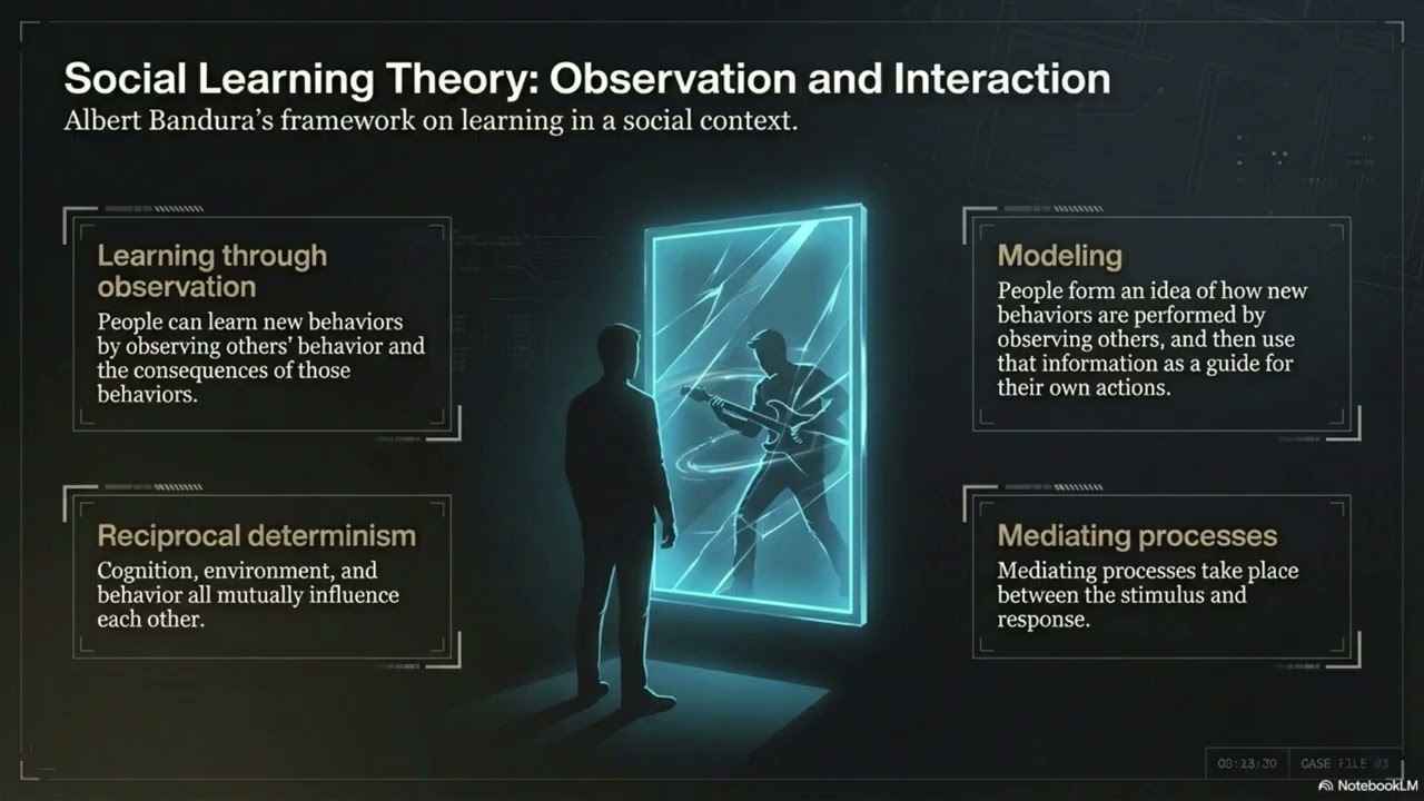 Cognitive, Behavioral, Social Learning, Sociocultural, Bio Ecological & Moral Development