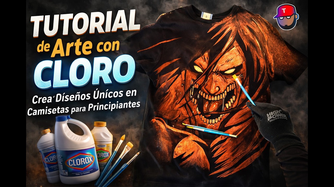 ¡Bienvenidos al Tutorial de Arte con Cloro! ✨👕🎨🖌️