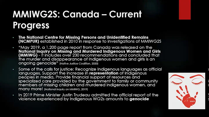 MMIWG2S: A Lecture Presentation by Anna Weitzman