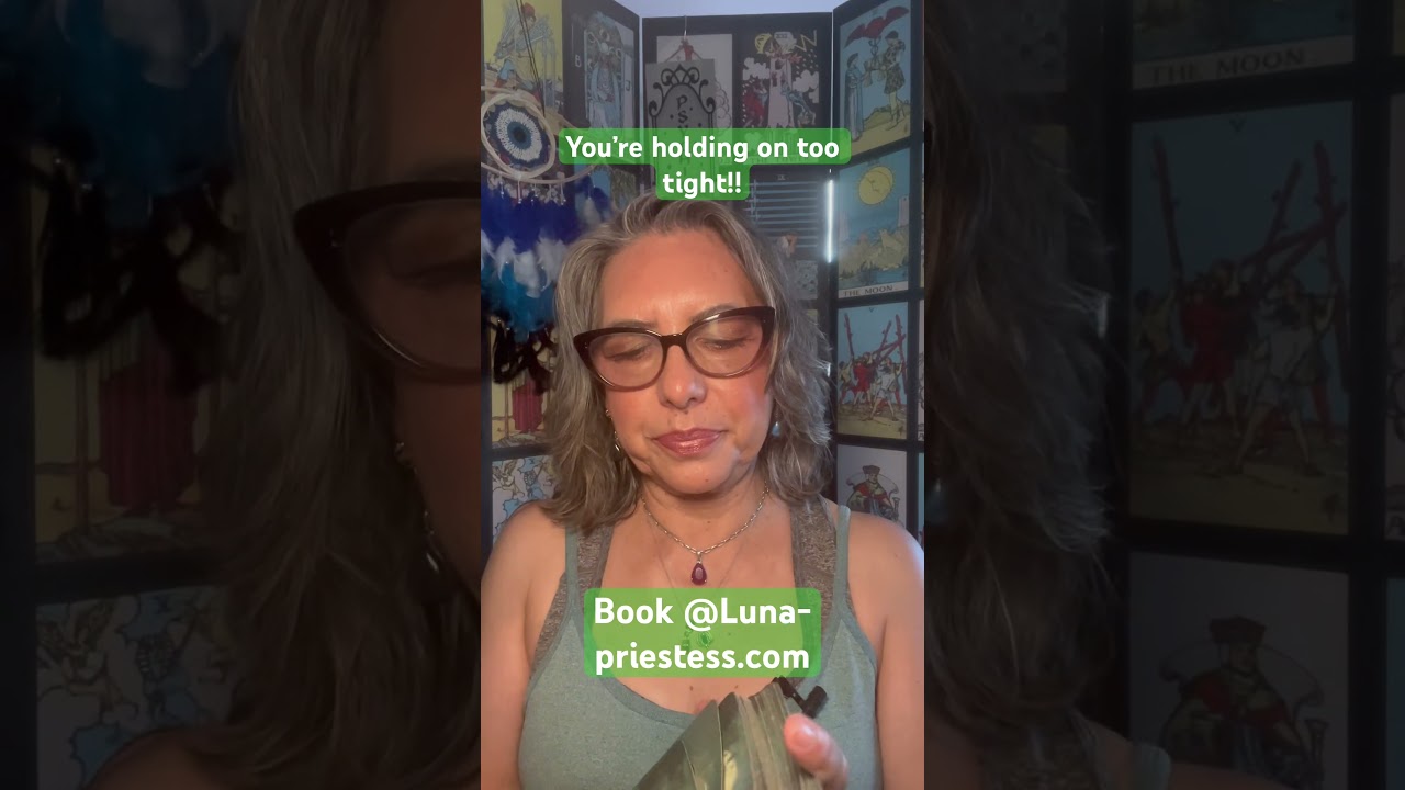 You’re holding on too tight!! 