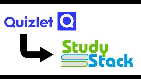 Importing a Quizlet flashcard set to StudyStack