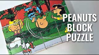 Peanuts Block Puzzle from Clementoni - Snoopy Finds | CollectPeanuts.com