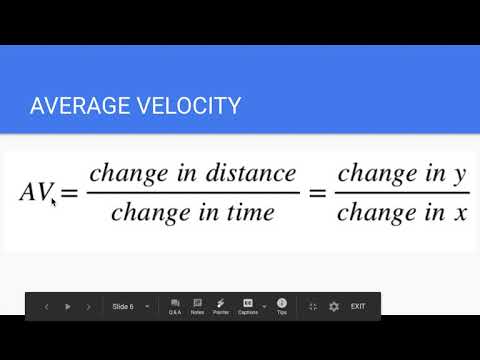 Average Velocity on a position function