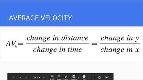 Average Velocity on a position function