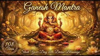 Ganesh Mantra 108 Times | Remove Negativity & Attract Wealth- Om Gan Ganapataye Namah #hindumantra screenshot 4