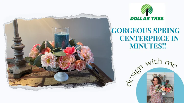 Stunning DIY Dollar Tree Spring Centerpiece!