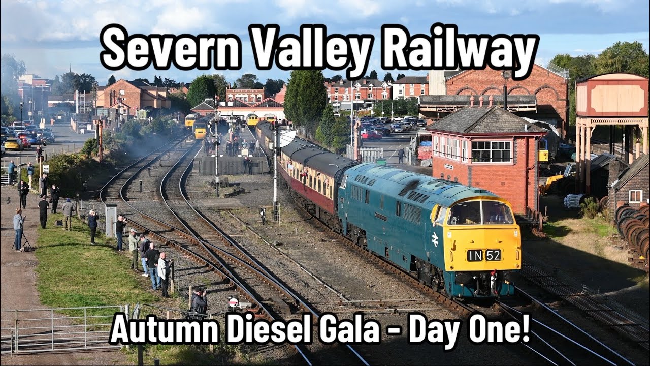 Severn Valley Railway | Autumn Diesel Bash IN FULL SWING! | Logs, Tractors, Rats & MORE..!