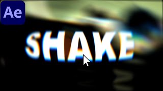 How To Make Crazy SHAKE Effects in After Effects Wealth