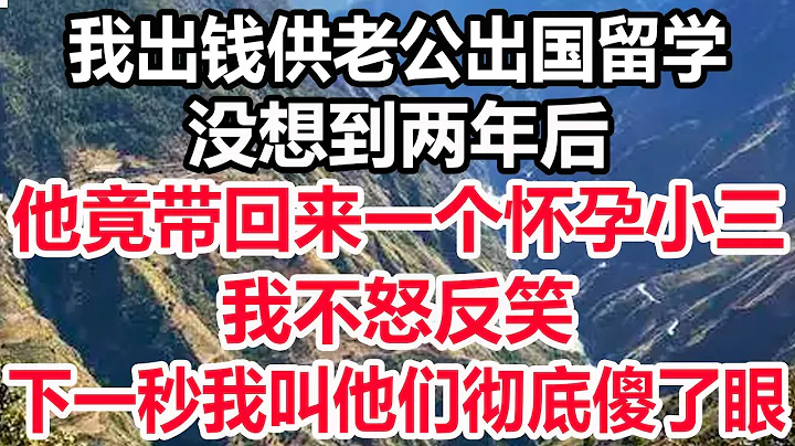 我出錢供老公出國留學，沒想到兩年後，他竟帶回來一個懷孕小三，我不怒反笑，下一秒我叫他們徹底傻了眼！ - 天天要聞