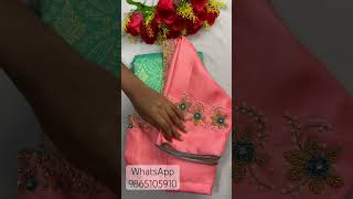 Simple Aariwork Blouse Designsnew Simple Work Design Ideas