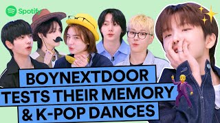 BOYNEXTDOOR tests their K-Pop memoryㅣK-Pop ON! Playlist Take Over Part 2