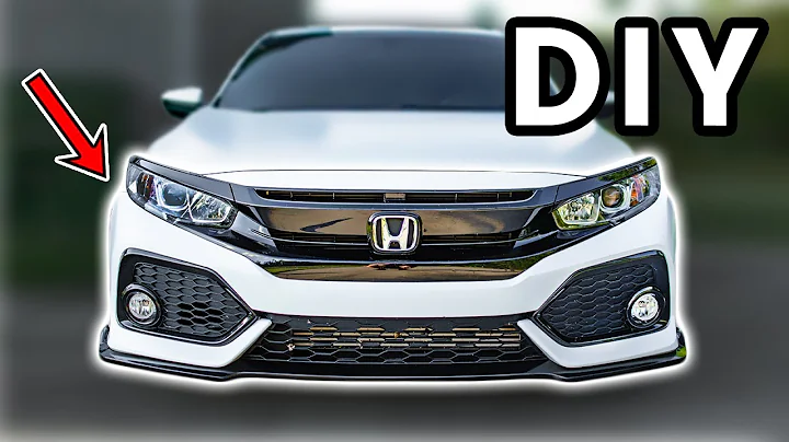 DIY 2017 - 2018 - 2019 Honda Civic Sport Front Bumper Removal | Honda Civic Hatchback Bumper Removal