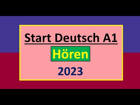 Goethe Zertifikat A1 Hören Modelltest mit Lösungen am Ende || Vid - 187