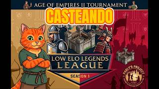 CASTEANDO LA LIGA LOW ELO LEGENDS | REDCAT1112