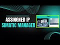 Assingned IP - Assinatura de IP Simatic Manager -