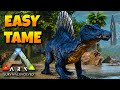 ARK SURVIVAL EVOLVE GAMEPLAY SERIES PART 4 | I TAMED A SPINOSAURUS 