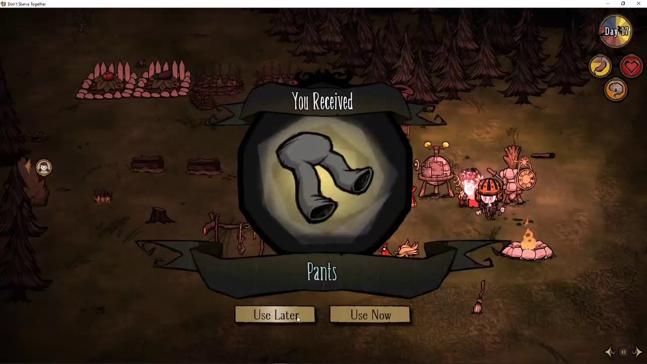 I got pants!!! (don't starve together)