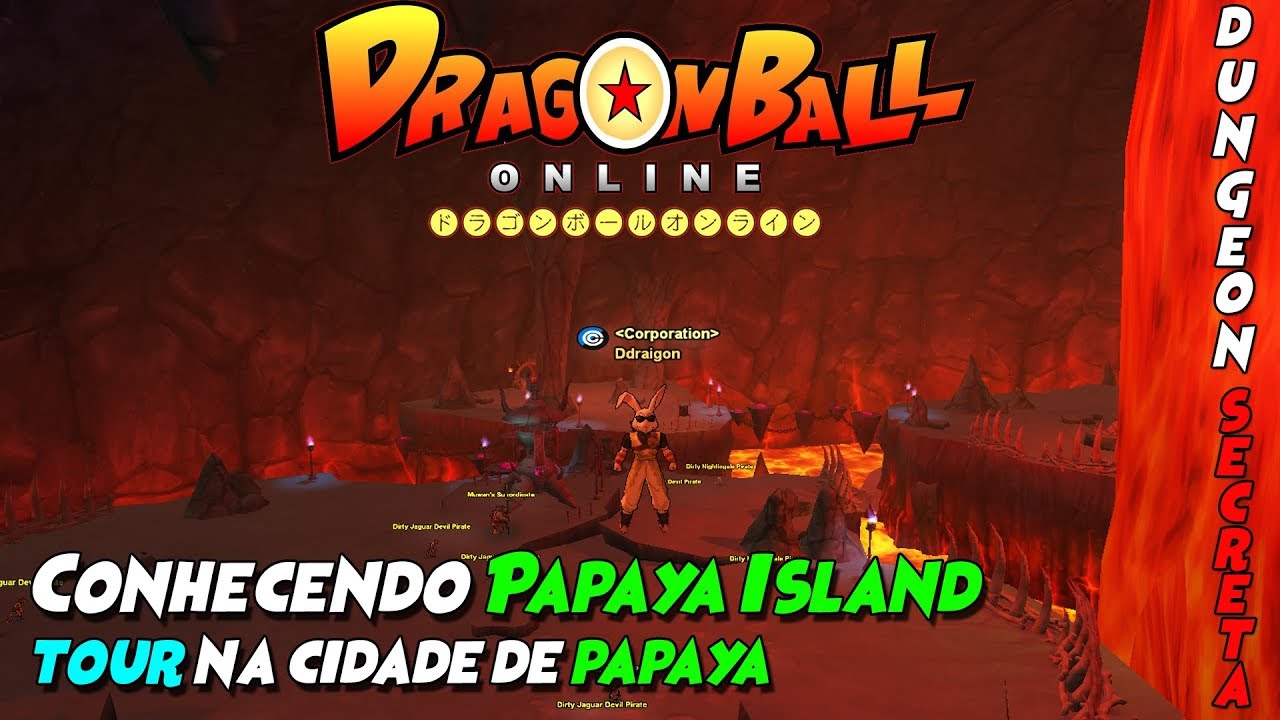Como chegar em Papaya Dragon Ball Online YouTube