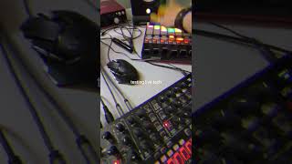 testing live techno
