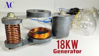 New 18Kw Magnetic Power Free Electricity Generator Using Transformer Top Generator In 2024