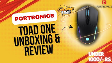 PORTRONICS TOAD ONE WIRELESS MOUSE UNBOXING #tech