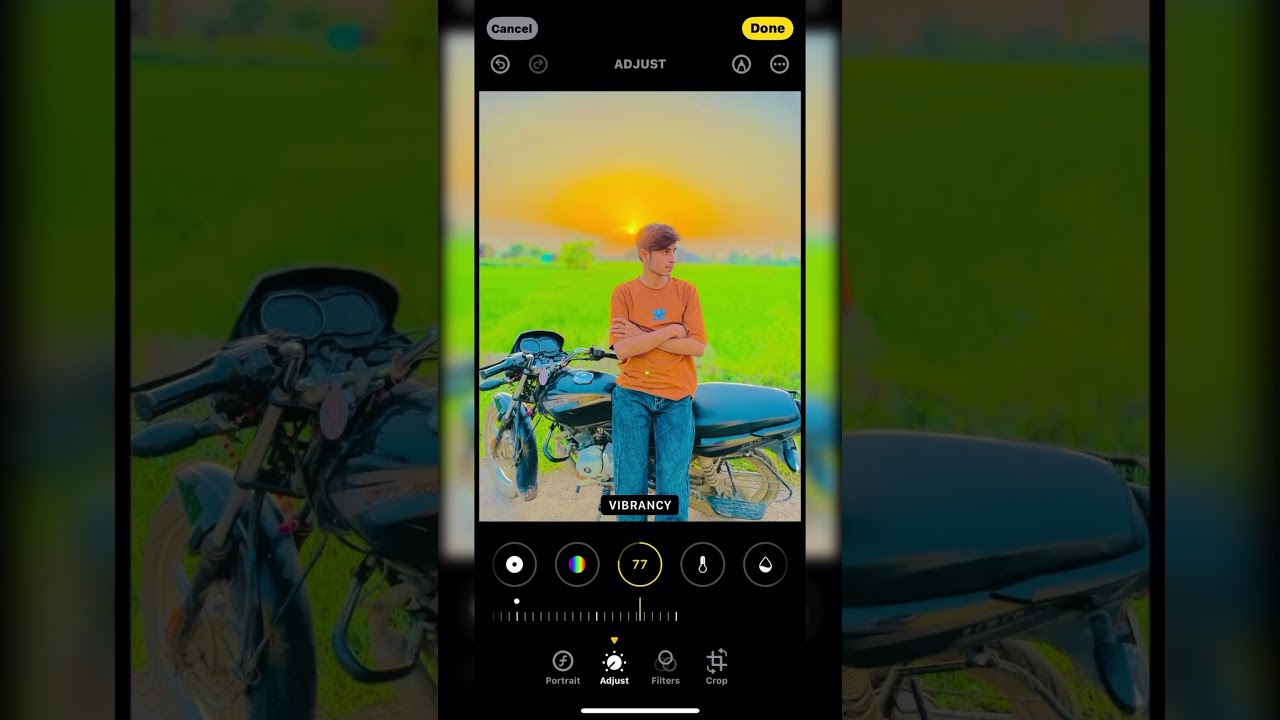 iPhone photography tutorial | sunset editing | photo editing app 