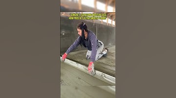 Satisfying Concrete Screeding | Professional Floor Leveling Technique for Perfect Smooth Finish