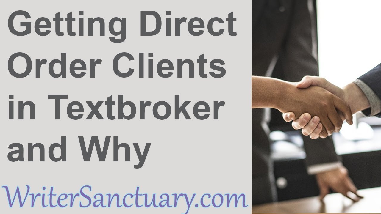 Textbroker Direct Order Getting Textbroker Direct Orders and Why You Need To - YouTube