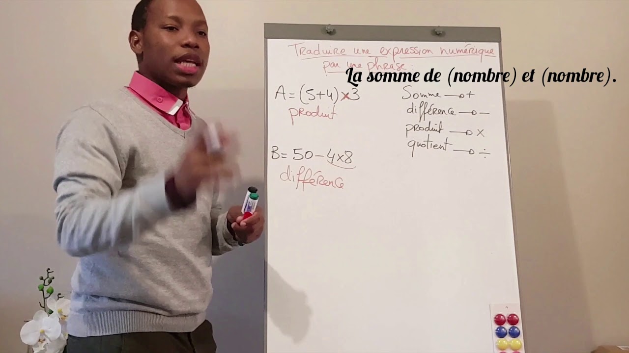 (Shimaoré) - Enchaînements d'opérations : Traduire une expression