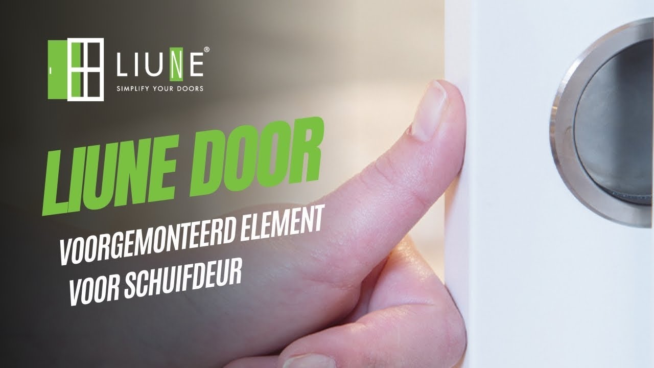 Voorgemonteerd element voor schuifdeur | Liune Door | Nederland