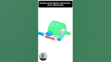 Reciprocating Motion Mechanism - Cam Mechanism  #cad #mechanism #3ddesign #motionmechanism