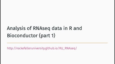 RNAseq Analysis  - Session 1 - Alignment and Counting
