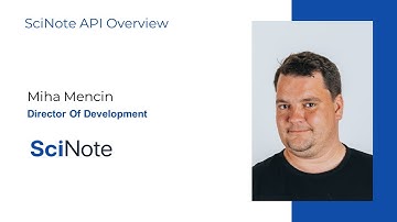 SciNote API introduction