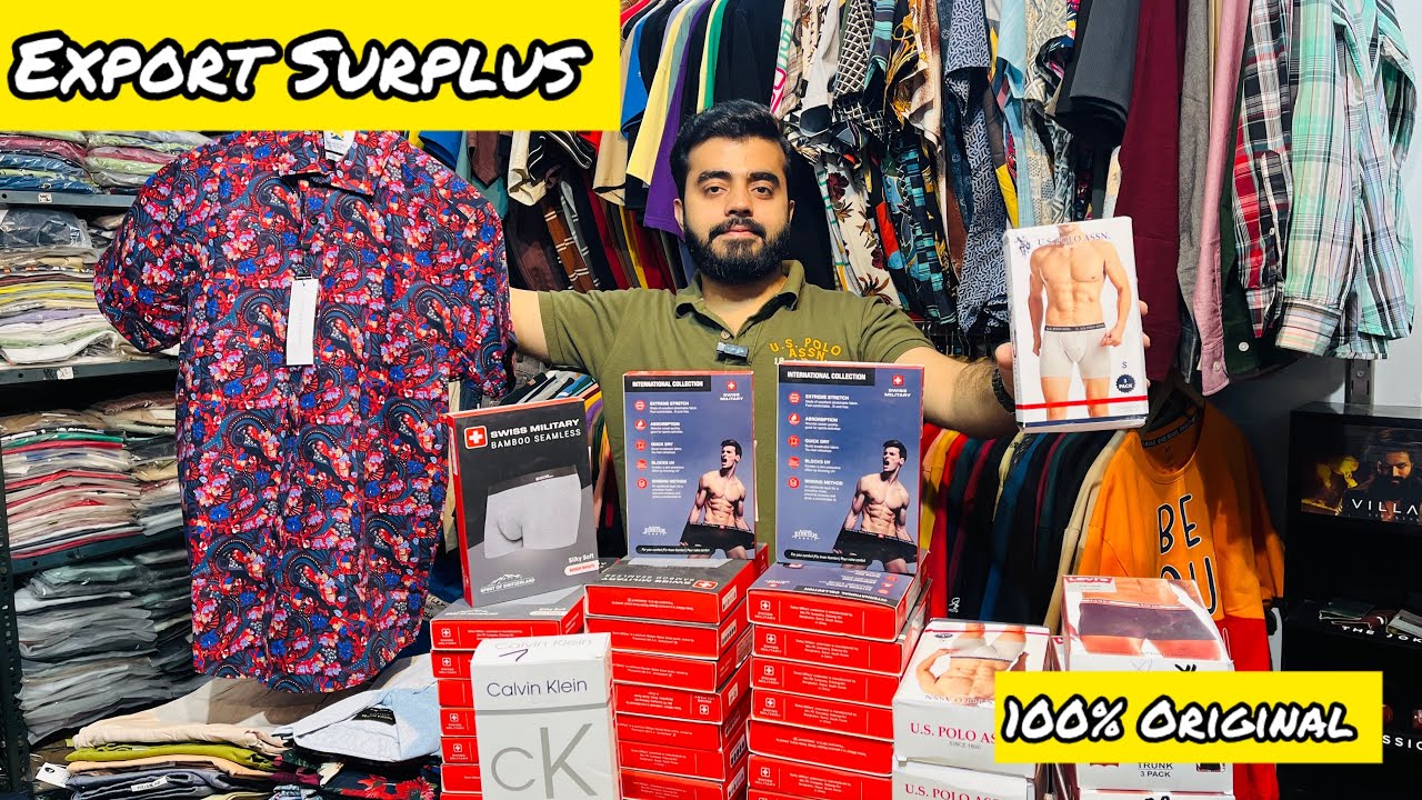 Export Surplus Warehouse | Branded Undergarments | Levis | Swiss Military | Ck | Upto 90% Off
