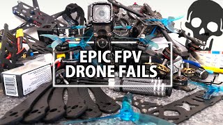 2020 FPV Crash Fail Compilation | Drone Take Down | Lens Explosions | Water Dives