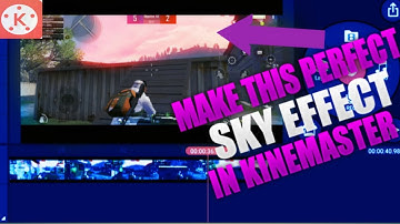 How to add Sky Glow Effect using Kinemaster 🔥 | In Malayalam | Change Sky Effect On Pubg Montage