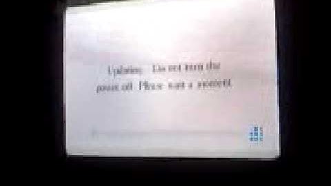 Wii update error code with funny message ( you
