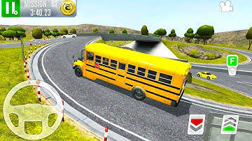 School Bus Driver Simulator - Highway Gas Station Service 2 - Android Gameplay