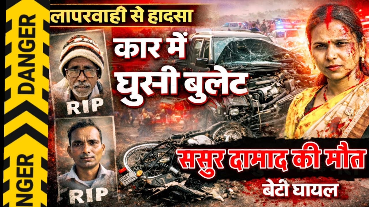 Lucknow News : गलत दिशा से आ रही SUV बनी काल! ससुर दामाद की मौत, गांववालों ने किया हंगामा