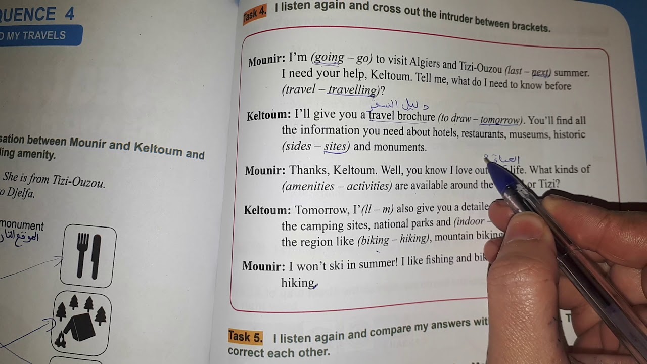 الانجليزية الثانية متوسط ص109 رقم 4