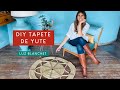 DIY TAPETE DE YUTE /LUZ BLANCHET