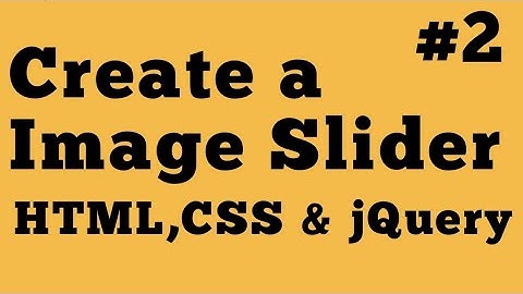jQuery Image Slider - Part 2