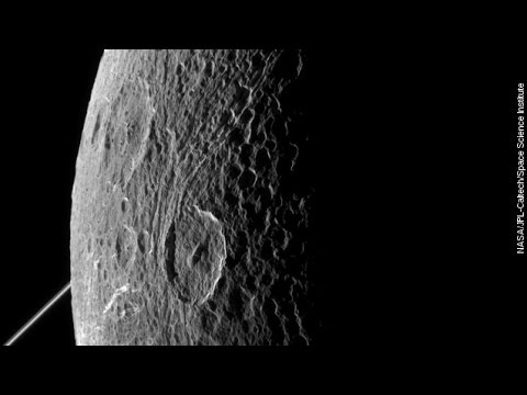 Cassini Probe Has Close Encounter With Saturn Moon Dione