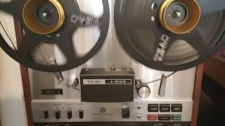 TEAC A-6100 проверка на запись, и воспроизведение.